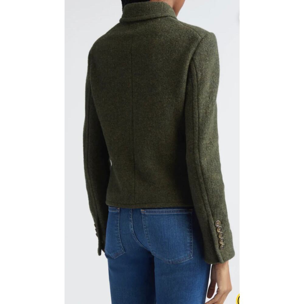 Veronica Beard Reeves Virgin Wool Jacket Size 8 Cypress (New) - Picture 2 of 7